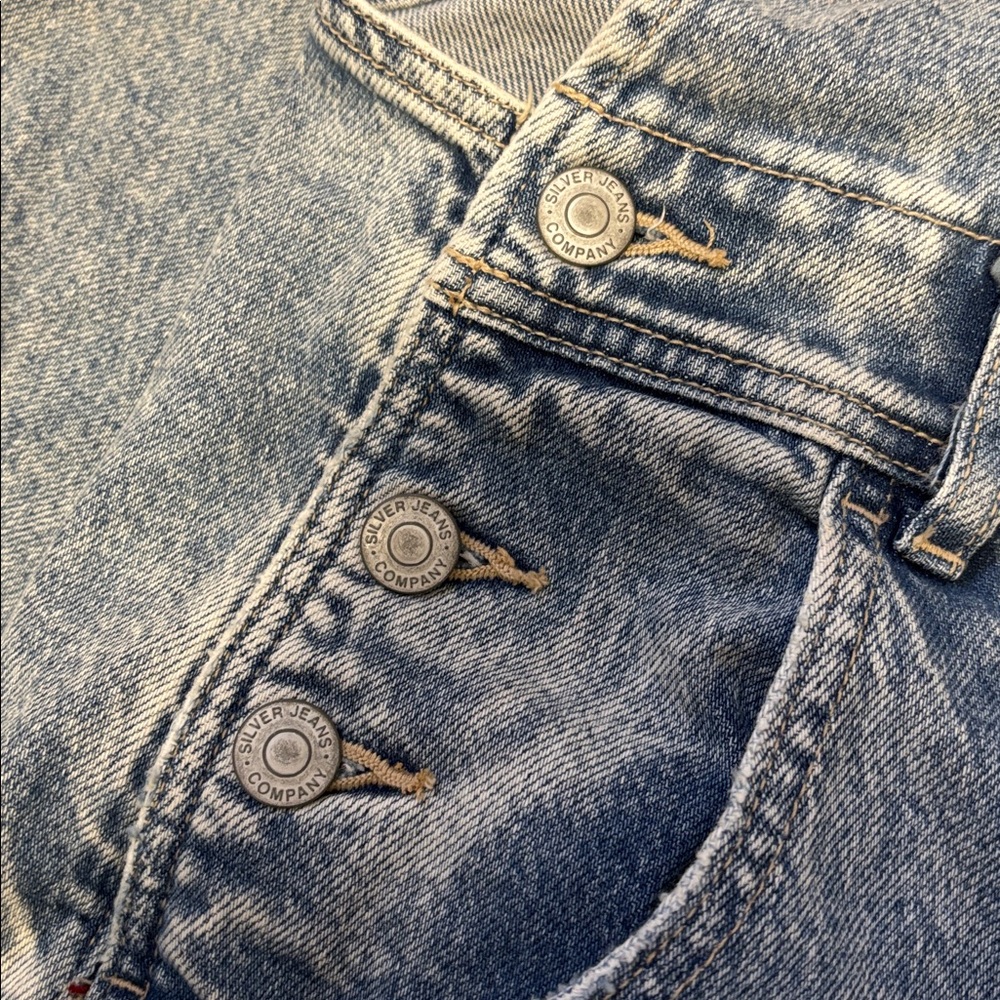 Silver Jeans Classic Blue Overalls Women’s Size: S/M NWOT - Picture 8 of 9